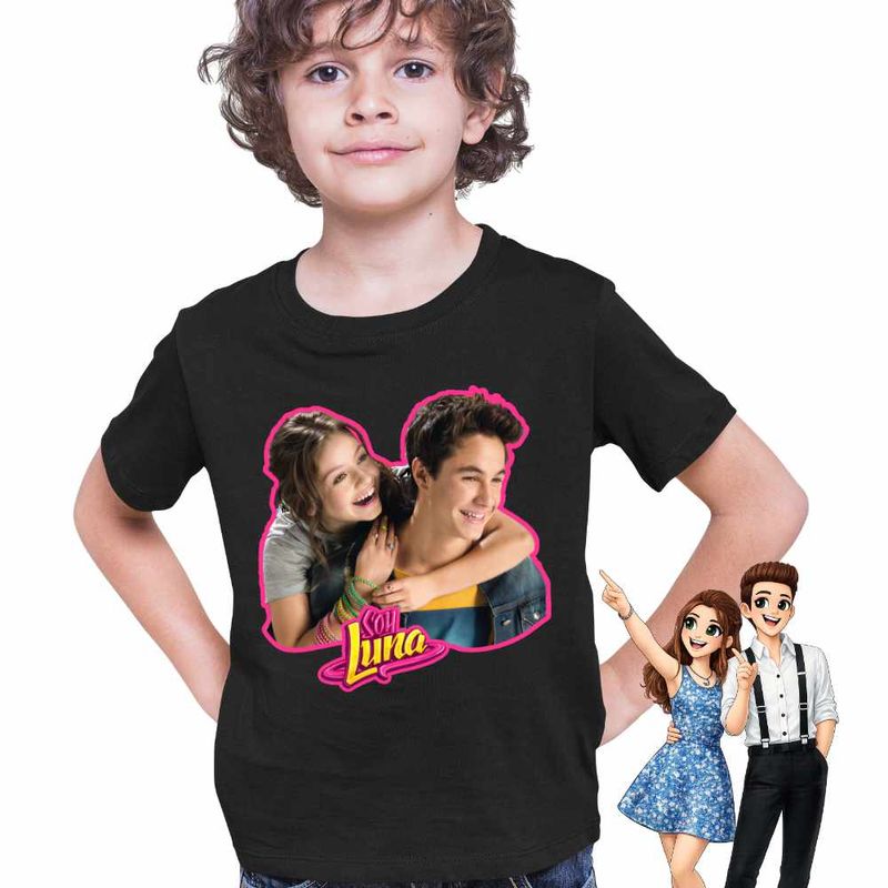 Fashion, accesorii si bijuterii - Copii - Imbracaminte copii - Tricouri copii - Tricou Copii Baieti Soy Luna Simon Love Valente, negru, marime XS Copii - Infinity.ro