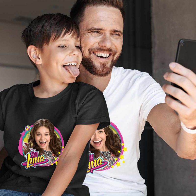 Fashion, accesorii si bijuterii - Copii - Imbracaminte copii - Tricouri copii - Tricou Copii Baieti Soy Luna Karol Sevilla, alb, marime L Copii - Infinity.ro