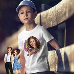 Fashion, accesorii si bijuterii - Copii - Imbracaminte copii - Tricouri copii - Tricou Copii Baieti Soy Luna Karol Sevilla, alb, marime L Copii - Infinity.ro