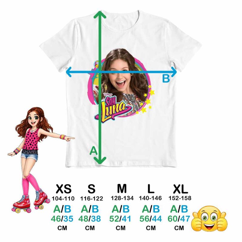 Fashion, accesorii si bijuterii - Copii - Imbracaminte copii - Tricouri copii - Tricou Copii Baieti Soy Luna Karol Sevilla, alb, marime L Copii - Infinity.ro