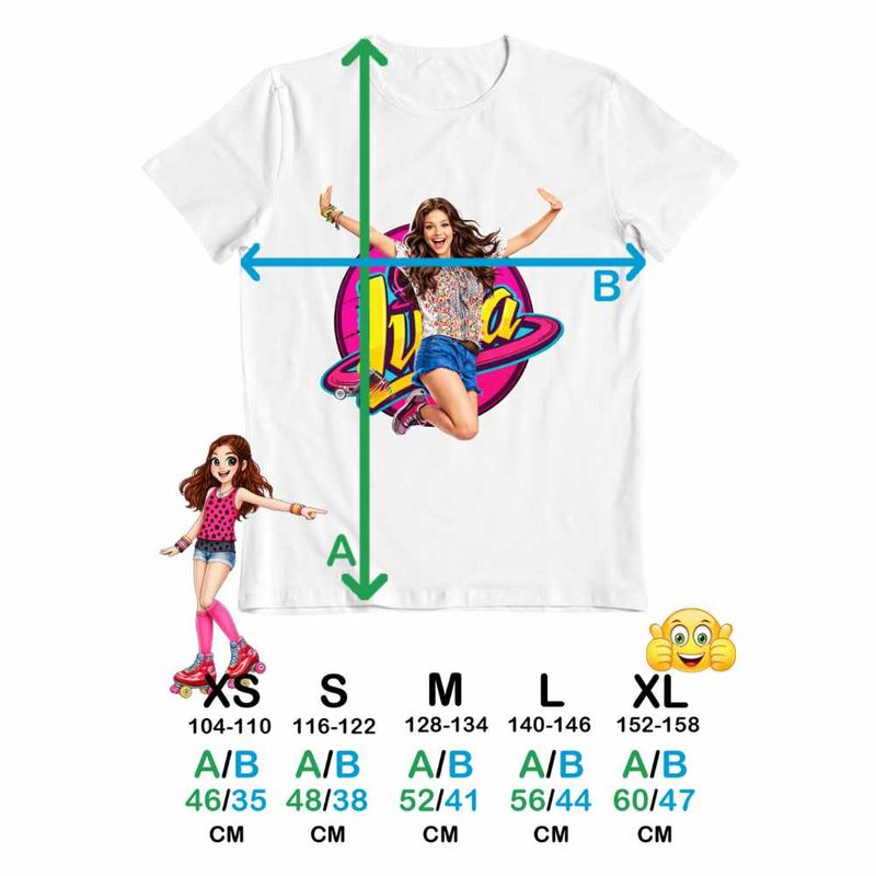 Fashion, accesorii si bijuterii - Copii - Imbracaminte copii - Tricouri copii - Tricou Copii Fete Soy Luna Valente, alb, marime XS Copii - Infinity.ro
