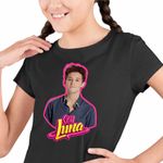 Fashion, accesorii si bijuterii - Copii - Imbracaminte copii - Tricouri copii - Tricou Copii Fete Soy Luna Matteo Balsano, negru, marime L Copii - Infinity.ro