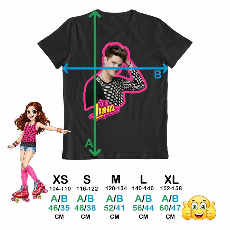 Fashion, accesorii si bijuterii - Copii - Imbracaminte copii - Tricouri copii - Tricou Copii Baieti Soy Luna Nicolas Navarro, negru, marime M Copii - Infinity.ro