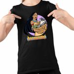 Fashion, accesorii si bijuterii - Copii - Imbracaminte copii - Tricouri copii - Tricou Copii Fete Pocahontas Meeko, negru, marime M Copii - Infinity.ro