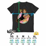 Fashion, accesorii si bijuterii - Copii - Imbracaminte copii - Tricouri copii - Tricou Copii Fete Pocahontas Native American, negru, marime XL Copii - Infinity.ro