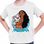 Fashion, accesorii si bijuterii - Copii - Imbracaminte copii - Tricouri copii - Tricou Copii Baieti Moana Vaiana Pua, alb, marime XL Copii - Infinity.ro