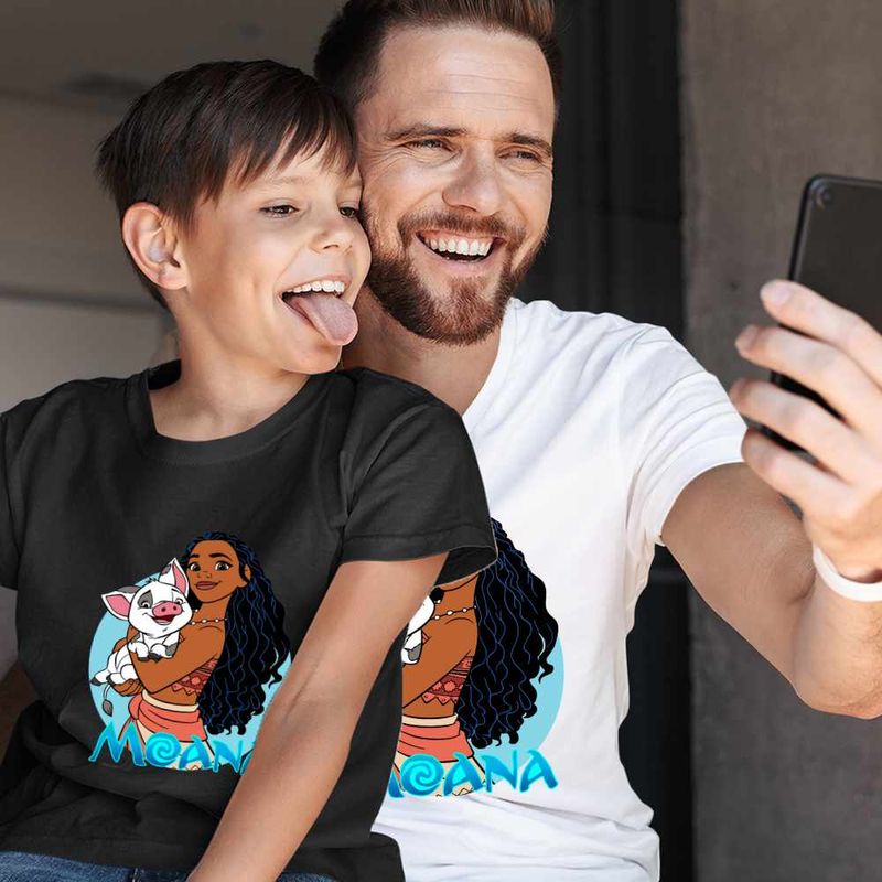 Fashion, accesorii si bijuterii - Copii - Imbracaminte copii - Tricouri copii - Tricou Copii Baieti Moana Vaiana Pua, alb, marime XL Copii - Infinity.ro
