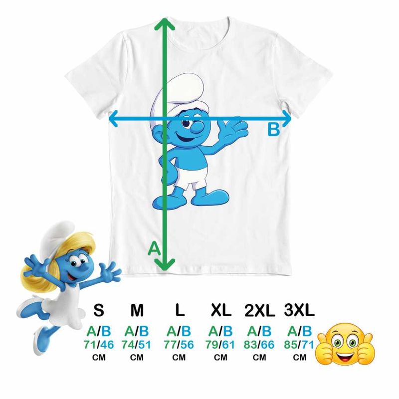 Fashion, accesorii si bijuterii - Barbati - Imbracaminte - Tricouri si bluze barbati - Tricou Barbati Strumf Vesel, alb, marime 2XL - Infinity.ro