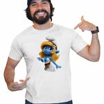 Fashion, accesorii si bijuterii - Barbati - Imbracaminte - Tricouri si bluze barbati - Tricou Barbati Strumfii Strumfita Zana Elf, alb, marime 2XL - Infinity.ro