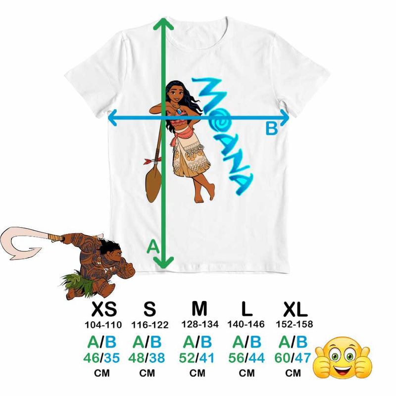 Fashion, accesorii si bijuterii - Copii - Imbracaminte copii - Tricouri copii - Tricou Copii Baieti Vaiana Moana Hawaii, alb, marime S Copii - Infinity.ro