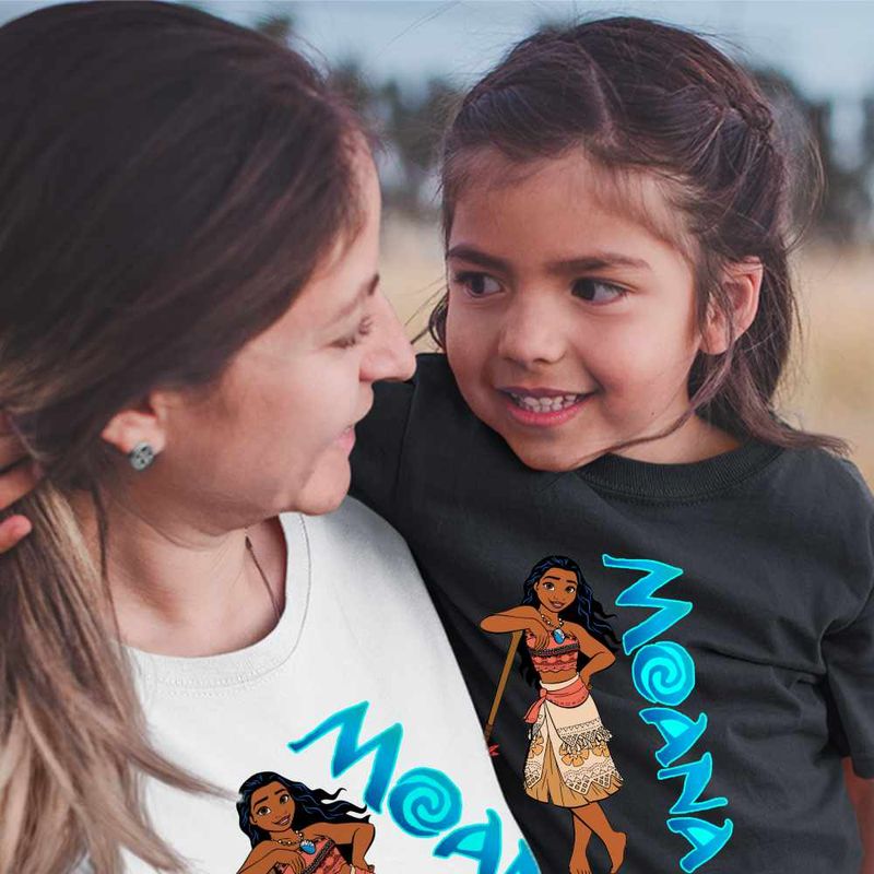 Fashion, accesorii si bijuterii - Copii - Imbracaminte copii - Tricouri copii - Tricou Copii Fete Vaiana Moana Hawaii, alb, marime XS Copii - Infinity.ro
