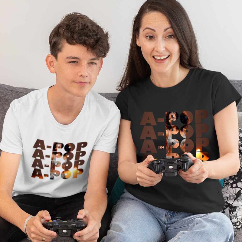 Fashion, accesorii si bijuterii - Copii - Imbracaminte copii - Tricouri copii - Tricou Copii Baieti Tyla APOP, negru, marime S Copii - Infinity.ro
