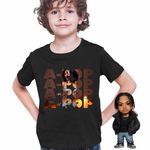 Fashion, accesorii si bijuterii - Copii - Imbracaminte copii - Tricouri copii - Tricou Copii Baieti Tyla APOP, negru, marime S Copii - Infinity.ro