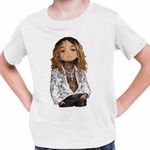 Fashion, accesorii si bijuterii - Copii - Imbracaminte copii - Tricouri copii - Tricou Copii Baieti Swae Lee Sunflower, alb, marime S Copii - Infinity.ro