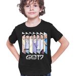 Fashion, accesorii si bijuterii - Copii - Imbracaminte copii - Tricouri copii - Tricou Copii Got7 Kpop Jin-young baieti, negru, marime L Copii - Infinity.ro