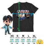 Fashion, accesorii si bijuterii - Copii - Imbracaminte copii - Tricouri copii - Tricou Copii NewJeans Minji Hanni Kpop Merch baieti, negru, marime L Copii - Infinity.ro