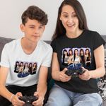 Fashion, accesorii si bijuterii - Copii - Imbracaminte copii - Tricouri copii - Tricou Copii NewJeans Minji Hanni Kpop Merch baieti, negru, marime L Copii - Infinity.ro