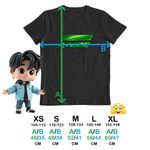 Fashion, accesorii si bijuterii - Copii - Imbracaminte copii - Tricouri copii - Tricou Copii Ateez Merch Kpop fete, negru, marime XS Copii - Infinity.ro
