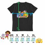 Fashion, accesorii si bijuterii - Copii - Imbracaminte copii - Tricouri copii - Tricou Copii Fete Dora The Explorer Nick Junior, negru, marime L Copii - Infinity.ro