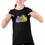 Fashion, accesorii si bijuterii - Copii - Imbracaminte copii - Tricouri copii - Tricou Copii Fete Dora The Explorer Nick Junior, negru, marime L Copii - Infinity.ro