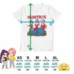 Fashion, accesorii si bijuterii - Copii - Imbracaminte copii - Tricouri copii - Tricou Copii Baieti Huntrix Craciunite Merry Christmas Kpop CoolTrend, alb, marime M Copii - Infinity.ro