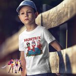 Fashion, accesorii si bijuterii - Copii - Imbracaminte copii - Tricouri copii - Tricou Copii Baieti Huntrix Craciunite Merry Christmas Kpop CoolTrend, alb, marime M Copii - Infinity.ro