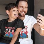 Fashion, accesorii si bijuterii - Copii - Imbracaminte copii - Tricouri copii - Tricou Copii Baieti Huntrix Craciunite Merry Christmas Kpop CoolTrend, alb, marime M Copii - Infinity.ro
