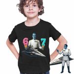 Fashion, accesorii si bijuterii - Copii - Imbracaminte copii - Tricouri copii - Tricou Copii Baieti Thrawn Six Seven Sase Sapte Star Wars Destroyer, negru, marime XS Copii - Infinity.ro