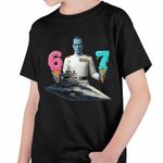 Fashion, accesorii si bijuterii - Copii - Imbracaminte copii - Tricouri copii - Tricou Copii Baieti Thrawn Six Seven Sase Sapte Star Wars Destroyer, negru, marime XS Copii - Infinity.ro