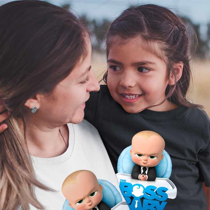 Fashion, accesorii si bijuterii - Copii - Imbracaminte copii - Tricouri copii - Tricou Copii Fete Boss Baby CEO Leader, alb, marime M Copii - Infinity.ro