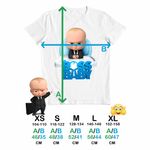 Fashion, accesorii si bijuterii - Copii - Imbracaminte copii - Tricouri copii - Tricou Copii Fete Boss Baby CEO Leader, alb, marime M Copii - Infinity.ro