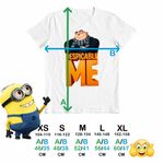 Fashion, accesorii si bijuterii - Copii - Imbracaminte copii - Tricouri copii - Tricou Copii Baieti Despicable Me Gru Minions, alb, marime S Copii - Infinity.ro