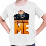 Fashion, accesorii si bijuterii - Copii - Imbracaminte copii - Tricouri copii - Tricou Copii Baieti Despicable Me Gru Minions, alb, marime S Copii - Infinity.ro