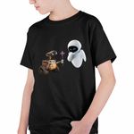 Fashion, accesorii si bijuterii - Copii - Imbracaminte copii - Tricouri copii - Tricou Copii Baieti Wall-E Morisca Eve Dragobete Velentines Day Romantic CoolTrend, negru, marime S Copii - Infinity.ro