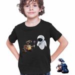 Fashion, accesorii si bijuterii - Copii - Imbracaminte copii - Tricouri copii - Tricou Copii Baieti Wall-E Morisca Eve Dragobete Velentines Day Romantic CoolTrend, negru, marime S Copii - Infinity.ro
