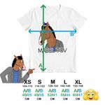 Fashion, accesorii si bijuterii - Copii - Imbracaminte copii - Tricouri copii - Tricou Copii Baieti BoJack Horseman Mazel Tov CoolTrend, alb, marime S Copii - Infinity.ro