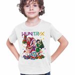 Fashion, accesorii si bijuterii - Copii - Imbracaminte copii - Tricouri copii - Tricou Copii Baieti Huntrix Kpop Craciun CoolTrend, alb, marime M Copii - Infinity.ro