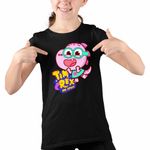 Fashion, accesorii si bijuterii - Copii - Imbracaminte copii - Tricouri copii - Tricou Copii Fete Tim Rex Tia Spatiu Dinozauri Exploratori, negru, marime S Copii - Infinity.ro