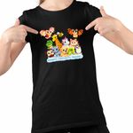 Fashion, accesorii si bijuterii - Copii - Imbracaminte copii - Tricouri copii - Tricou Copii Fete Adopt Me Legendary Dragons Roblox, negru, marime L Copii - Infinity.ro