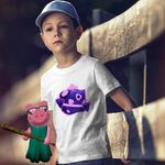 Fashion, accesorii si bijuterii - Copii - Imbracaminte copii - Tricouri copii - Tricou Copii Baieti Blox Fruits Gravity Fruit Roblox Fructe, alb, marime M Copii - Infinity.ro