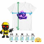Fashion, accesorii si bijuterii - Copii - Imbracaminte copii - Tricouri copii - Tricou Copii Baieti Blox Fruits Gravity Fruit Roblox Fructe, alb, marime M Copii - Infinity.ro