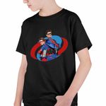 Fashion, accesorii si bijuterii - Copii - Imbracaminte copii - Tricouri copii - Tricou Copii Baieti Henry Danger, negru, marime L Copii - Infinity.ro