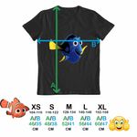 Fashion, accesorii si bijuterii - Copii - Imbracaminte copii - Tricouri copii - Tricou Copii Fete Finding Nemo Dory Dora Viata Marina CoolTrend, negru, marime S Copii - Infinity.ro