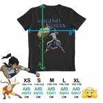 Fashion, accesorii si bijuterii - Copii - Imbracaminte copii - Tricouri copii - Tricou Copii Fete Avatar Korra Maestru Pamantului Airbender, negru, marime XL Copii - Infinity.ro