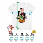 Fashion, accesorii si bijuterii - Copii - Imbracaminte copii - Tricouri copii - Tricou Copii Fete Mulan Shang, alb, marime XS Copii - Infinity.ro