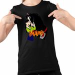 Fashion, accesorii si bijuterii - Copii - Imbracaminte copii - Tricouri copii - Tricou Copii Fete Mulan Khan Cal, negru, marime XL Copii - Infinity.ro