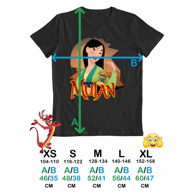 Fashion, accesorii si bijuterii - Copii - Imbracaminte copii - Tricouri copii - Tricou Copii Fete Mulan Crikee, negru, marime M Copii - Infinity.ro