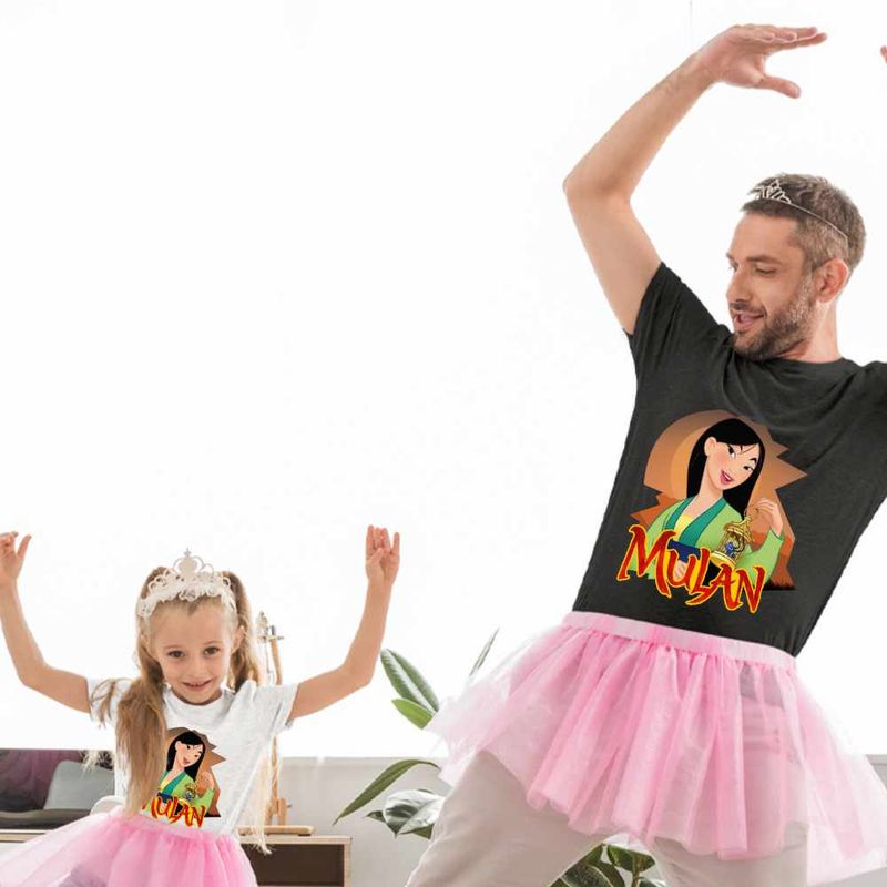 Fashion, accesorii si bijuterii - Copii - Imbracaminte copii - Tricouri copii - Tricou Copii Fete Mulan Crikee, negru, marime M Copii - Infinity.ro