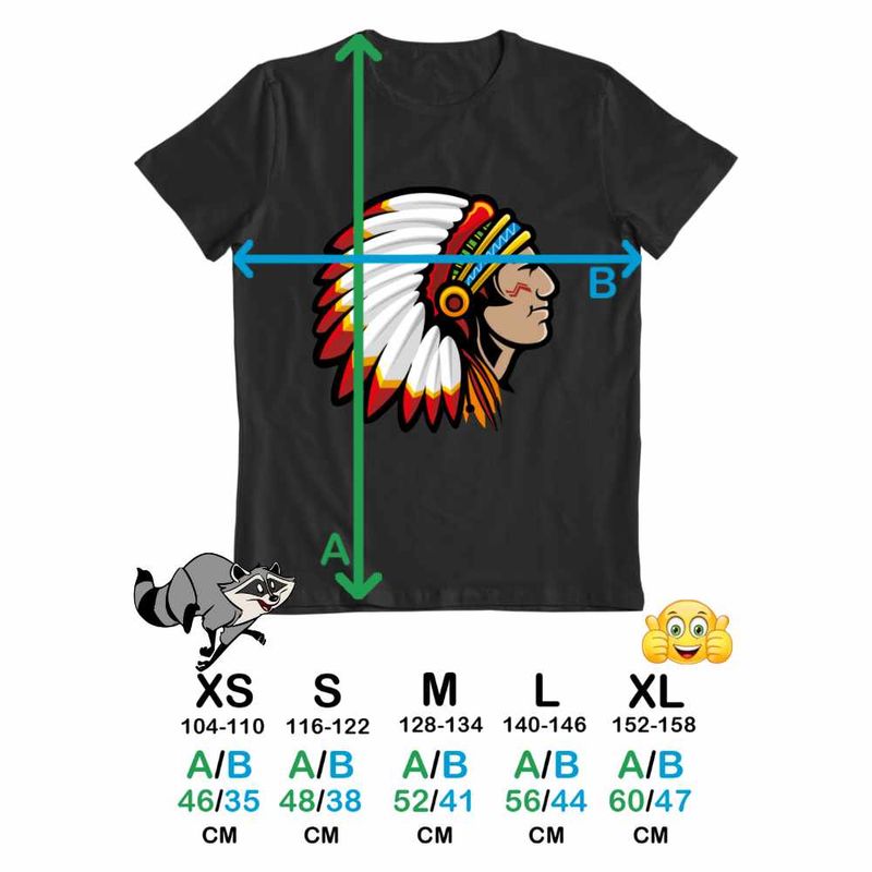 Fashion, accesorii si bijuterii - Copii - Imbracaminte copii - Tricouri copii - Tricou Copii Fete Indian Native American, negru, marime XL Copii - Infinity.ro