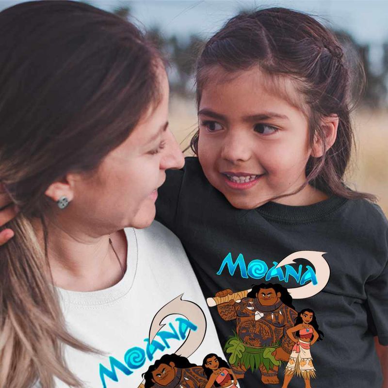 Fashion, accesorii si bijuterii - Copii - Imbracaminte copii - Tricouri copii - Tricou Copii Fete Moana Maui Vaiana, alb, marime S Copii - Infinity.ro